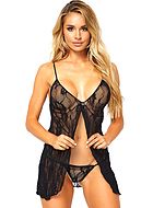 Babydoll, Spitze, aufschlussreiche Front